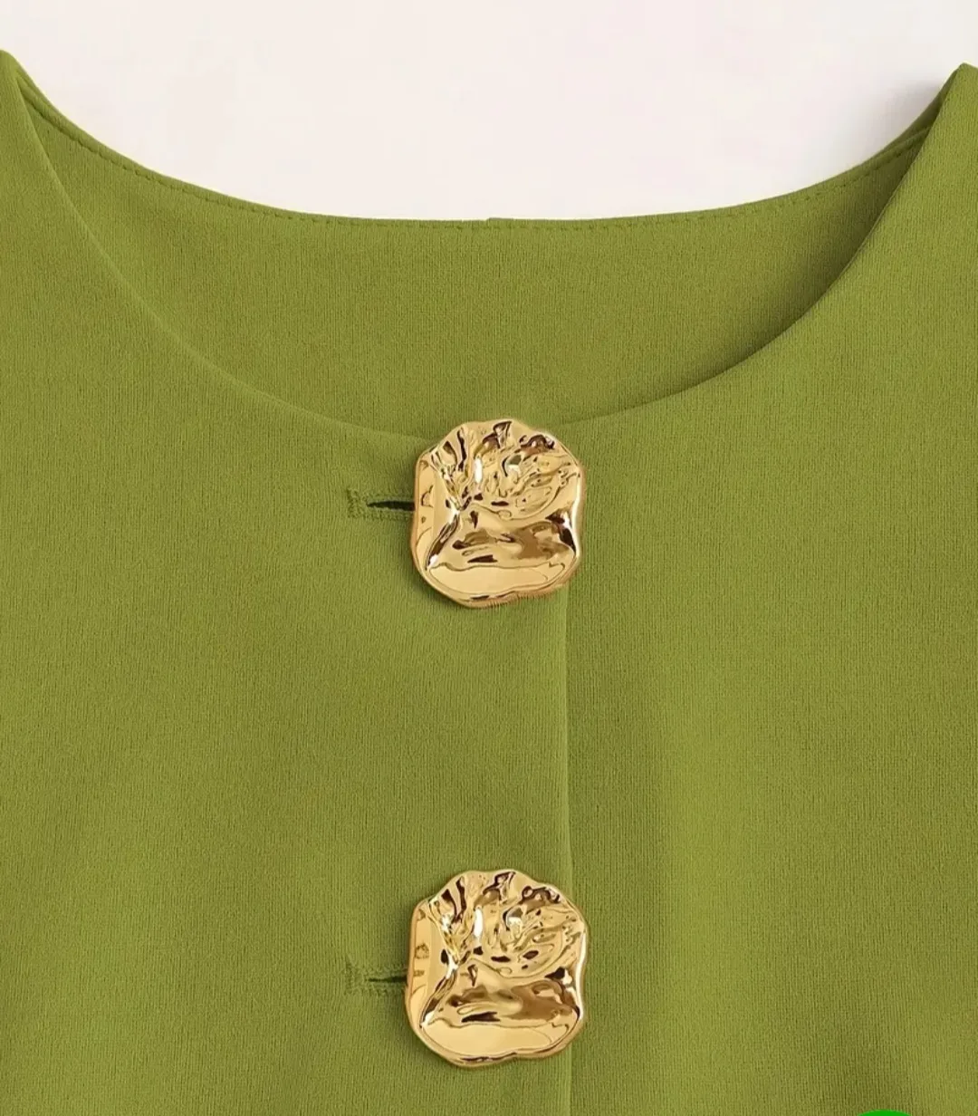 Brand New Green Sleeveless Vest - Size S image indicator(2)