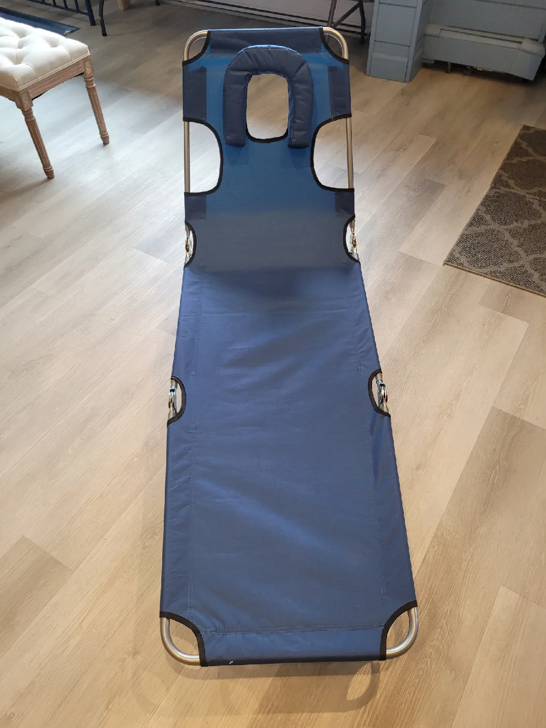 Folding Beach Lounger - NEW!!! thumbnail