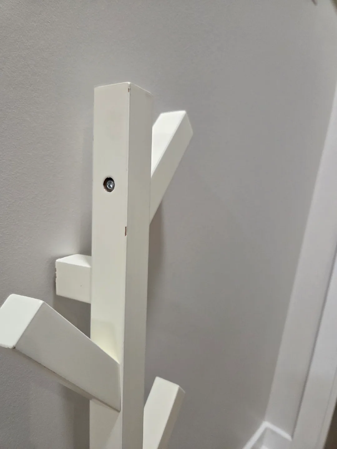 IKEA Tjusig Coat Rack - White image indicator(5)