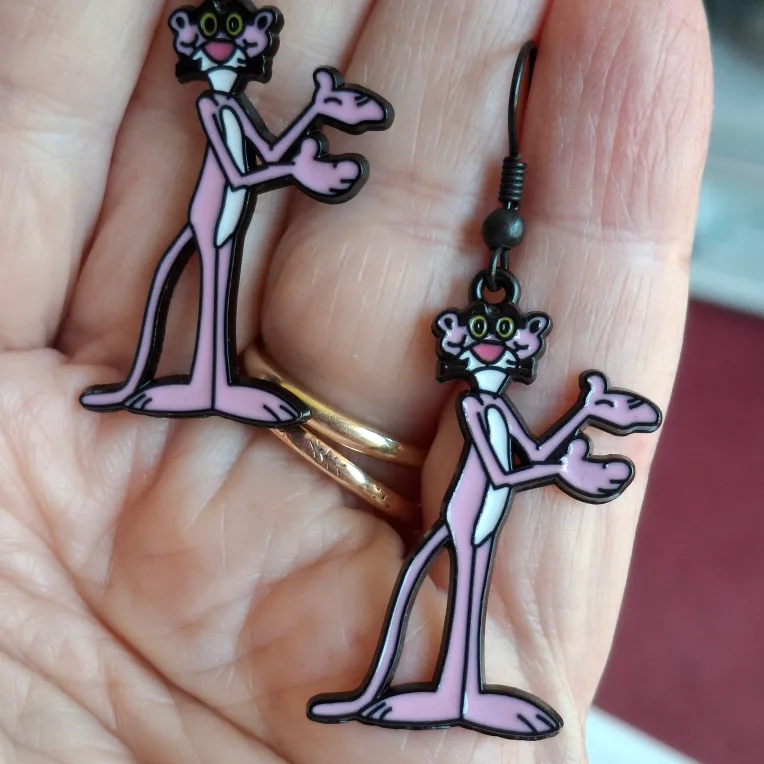 Pink Panther Earrings thumbnail