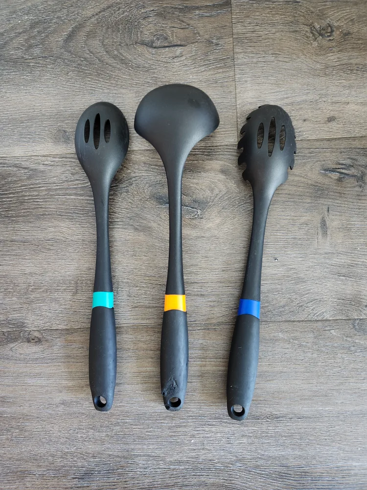 Black Kitchen Utensil Set (3pcs) 🥕 image indicator(2)