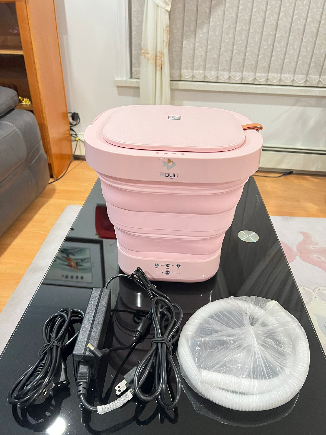 Moyu Collapsible Washing Machine - Pink