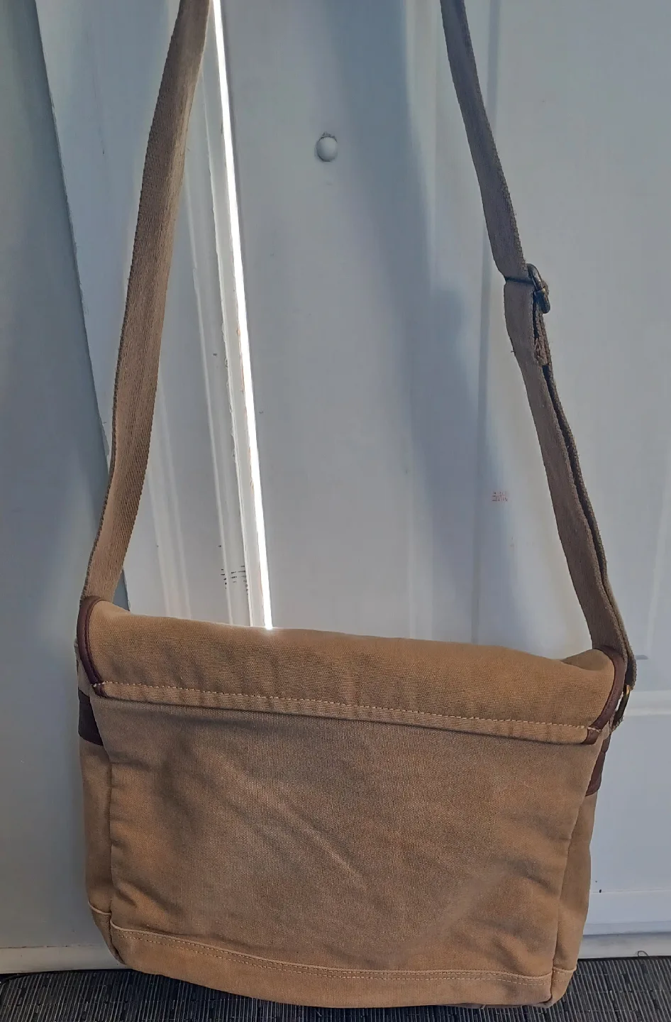Canvas Shoulder Bag - Khaki image indicator(2)