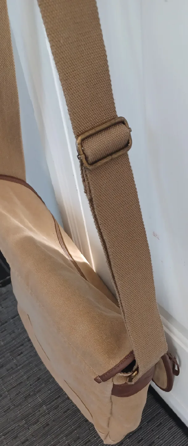 Canvas Shoulder Bag - Khaki image indicator(3)