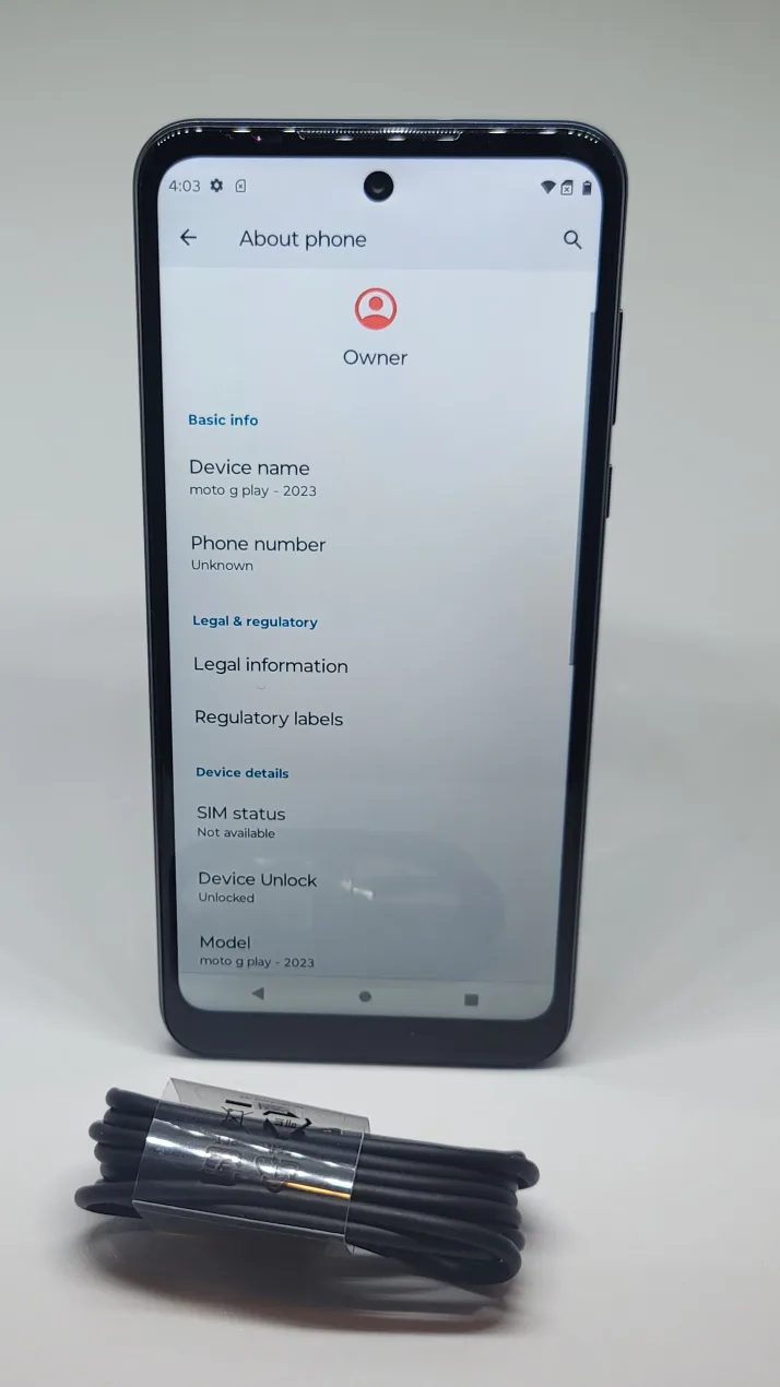 Motorola Moto G Play - 2023 Android 13 Blue image indicator(7)