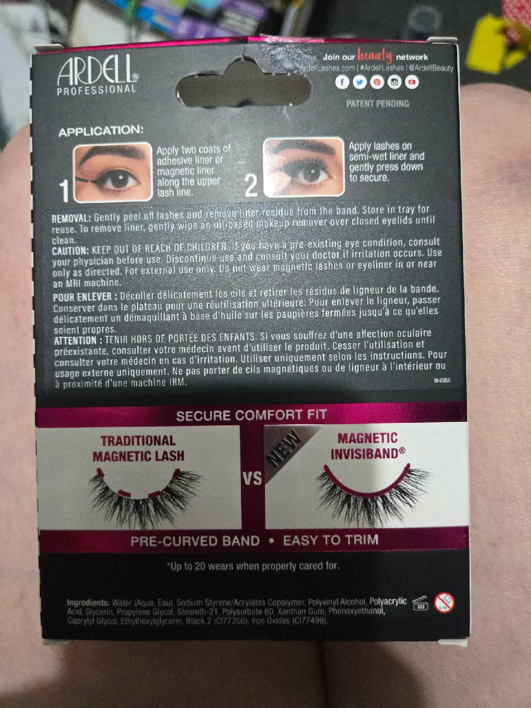 Ardell Magnetic Fauxmink MEGAHOLD Lashes image indicator(2)