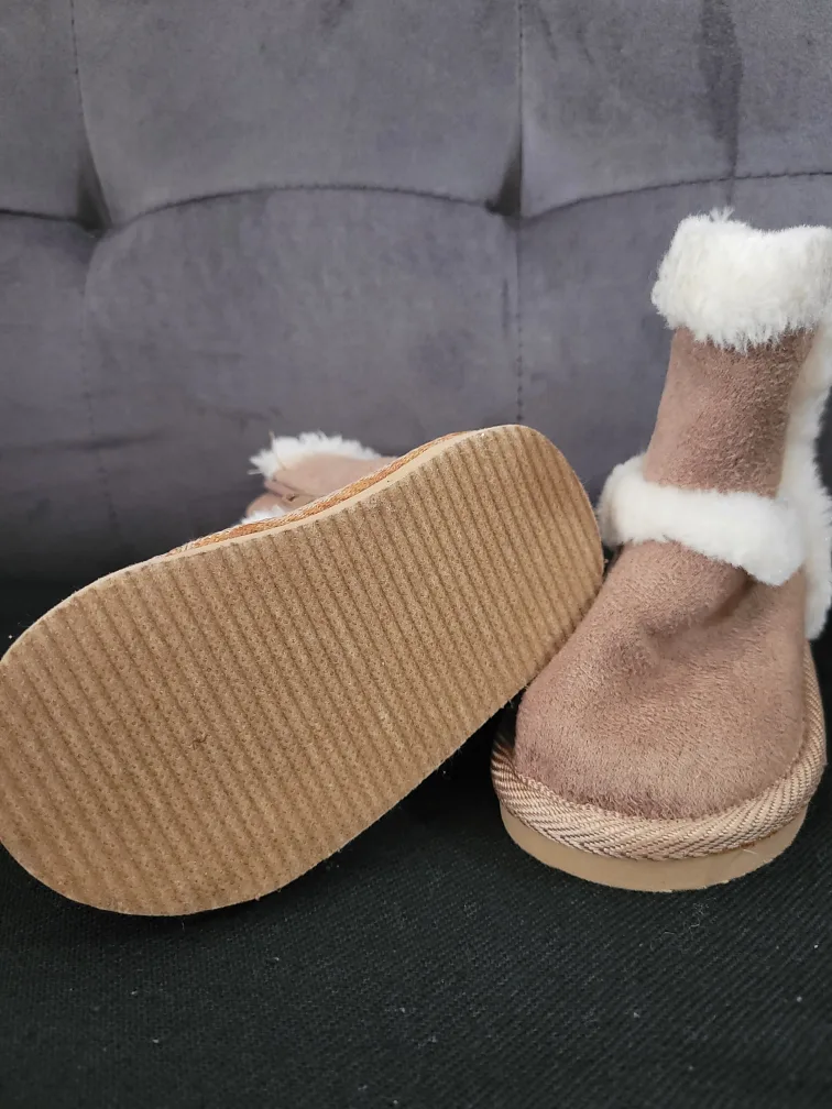 Toddler Girl's Pink Winter Boots - Size 3 image indicator(2)