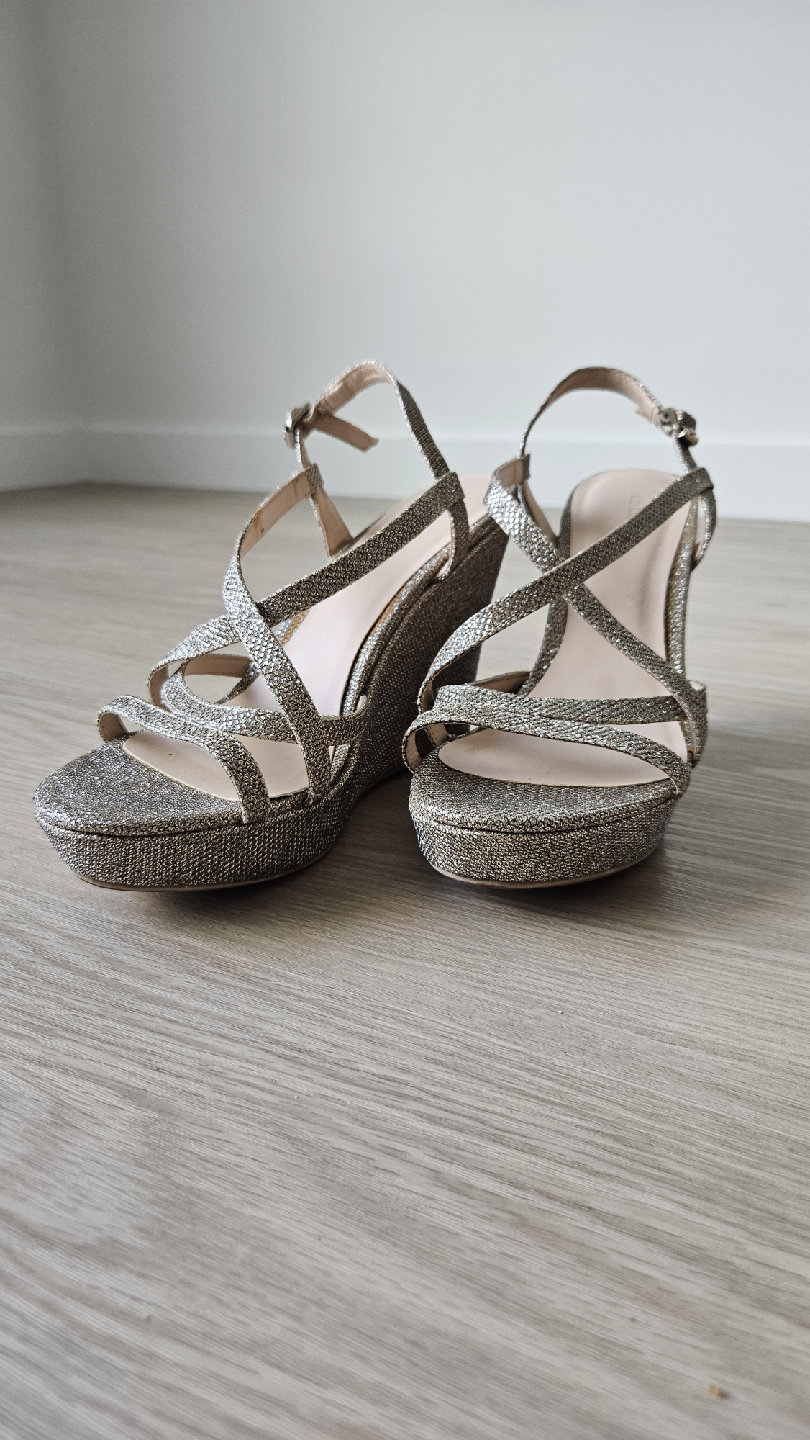 Wedge Heel Sandals - Size 10