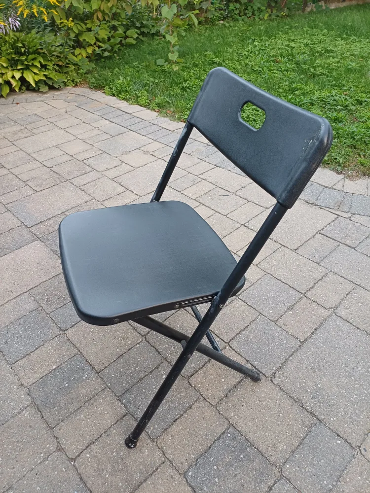 🥕 Folding Chair - Black 🥕 thumbnail