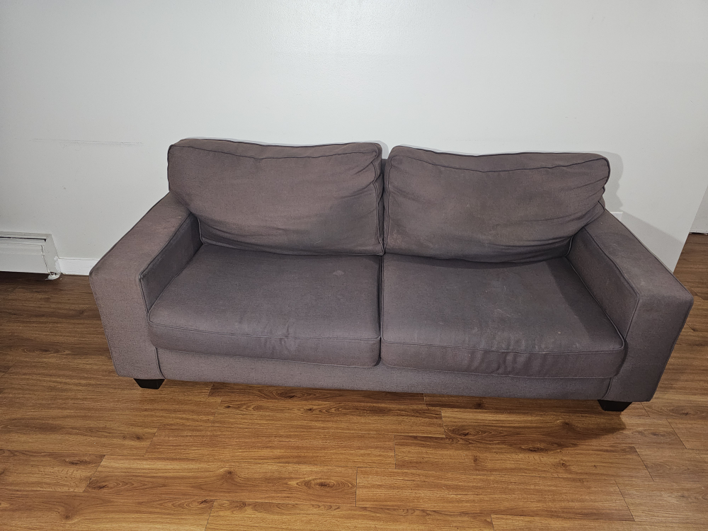 Grey Loveseat Sofa - photo 2