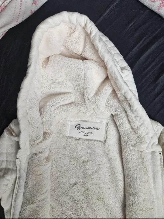 Guess Quilted Zip-Up Hoodie - Size S image indicator(6)