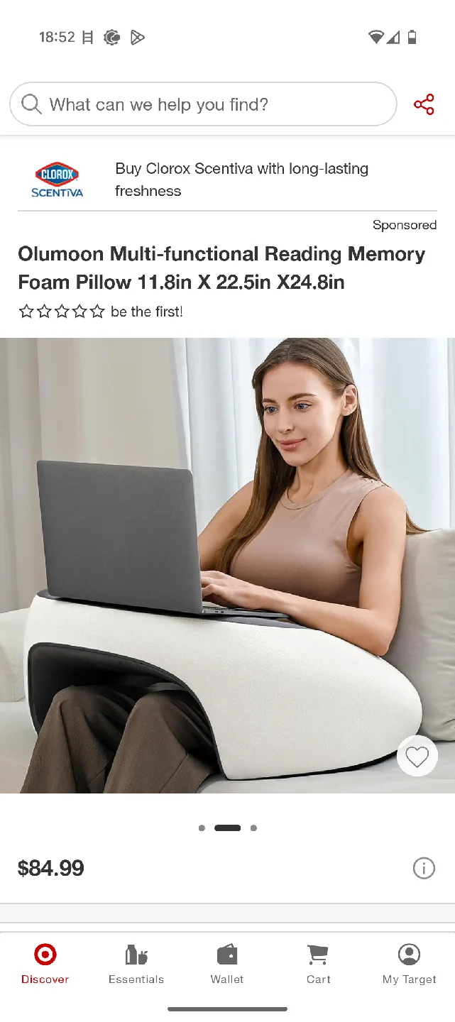 Olumoon Multi-functional Reading Pillow 🥕 thumbnail