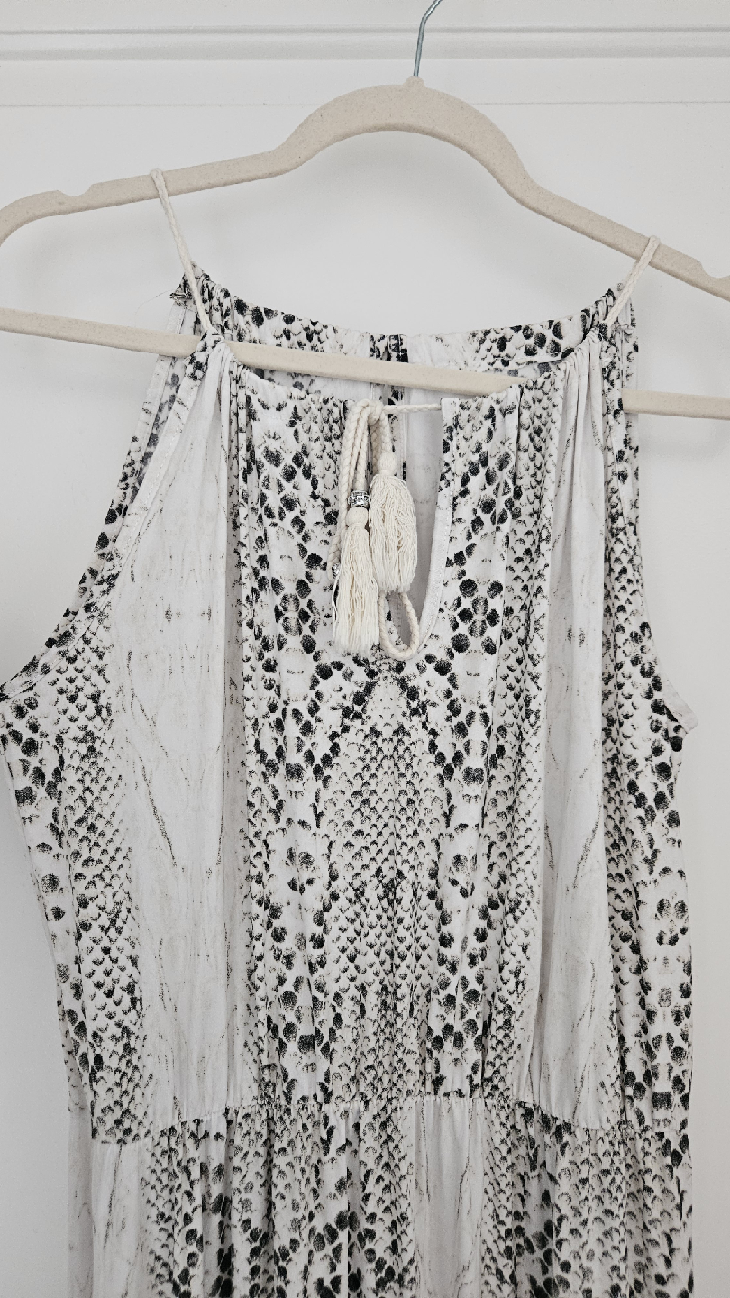 Snakeskin Print Maxi Dress. Size Large (10-12) - photo 2