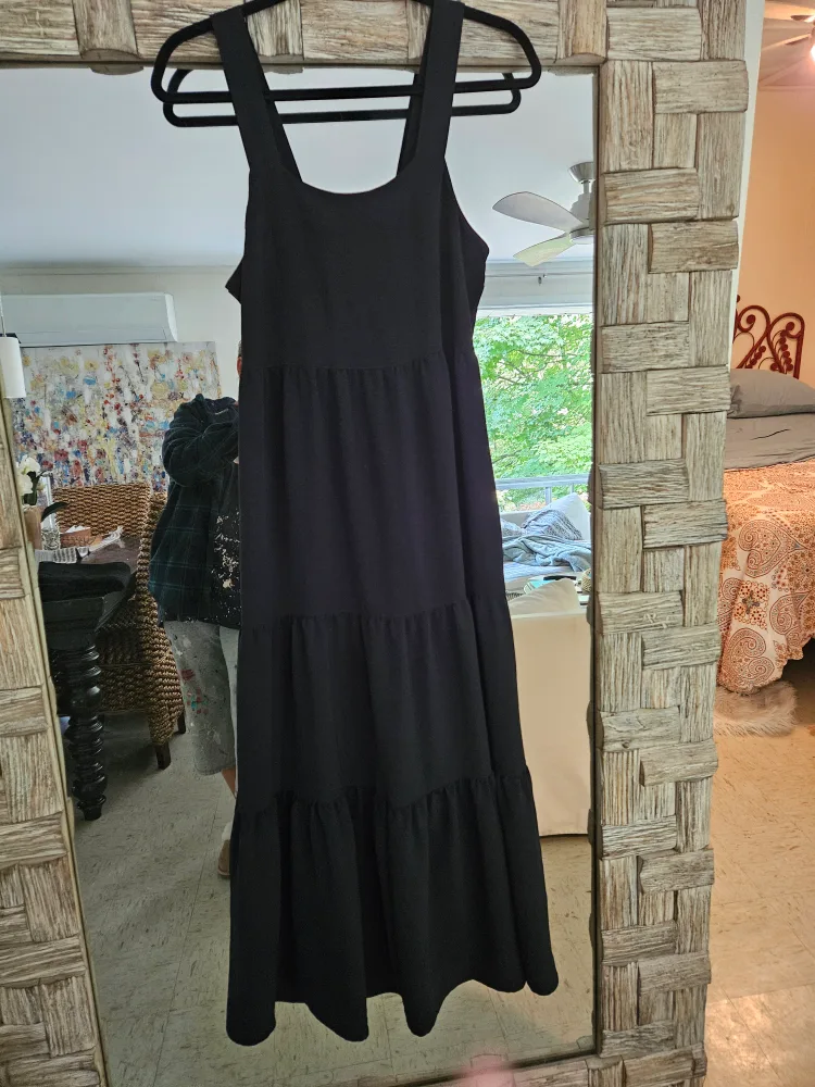 Black Bow Tiered Sundress - Size S thumbnail