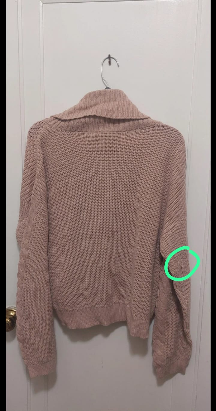 Thick Pink Turtle Neck Sweater - photo 4