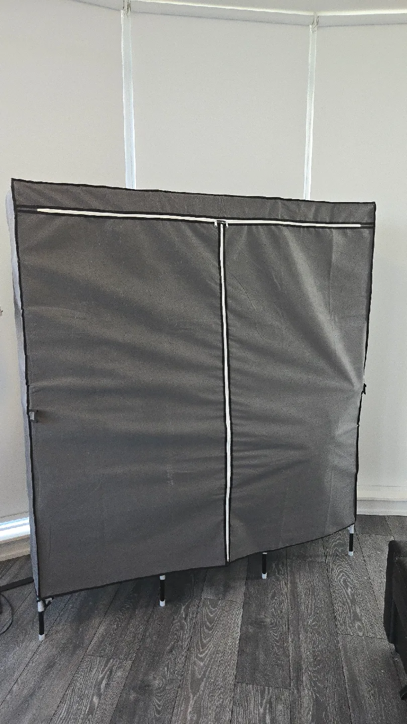 Portable Closet Organizer - Grey thumbnail