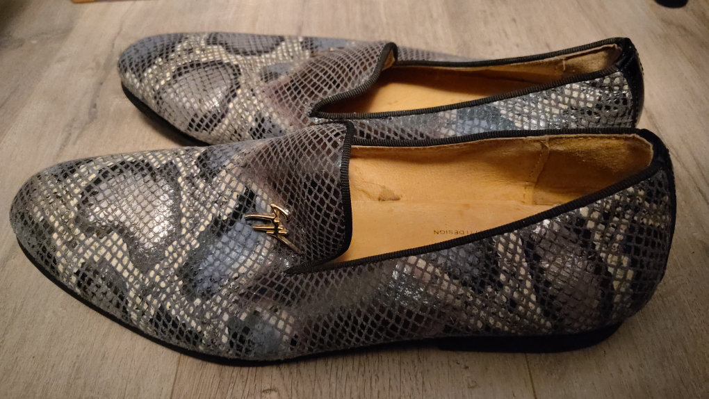 Giuseppe Zanotti Snake Print Loafers - Size 40 - photo 3
