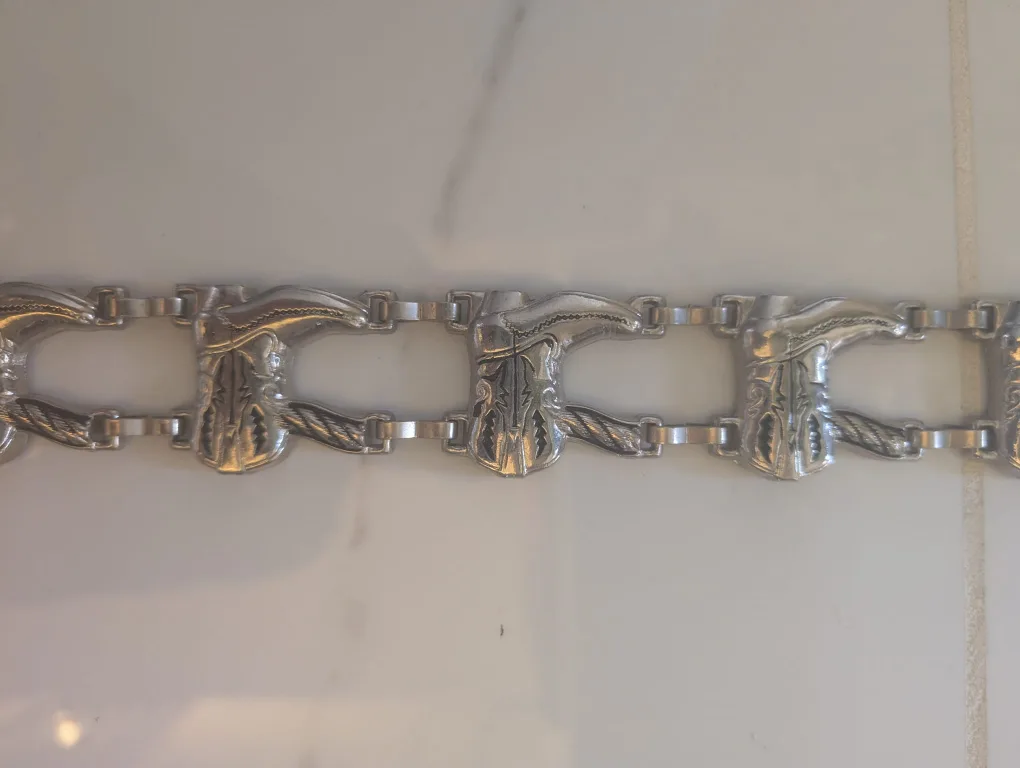 Leather Cowboy boot Belt XL 42-44 image indicator(7)