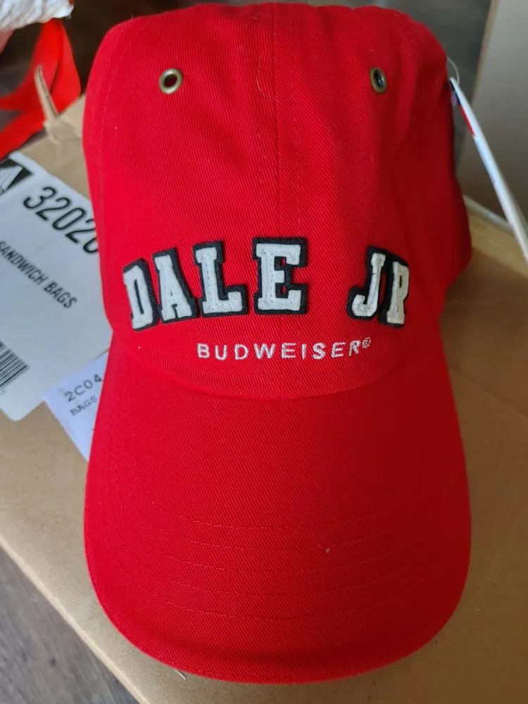 💚NASCAR DALE JR BUDWEISER ADJUSTABLE CAP BRAND NEW! thumbnail
