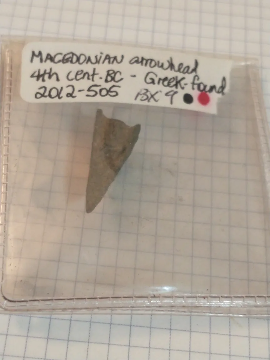 Ancient Macedonian arrowhead circa 3rd century BC, Greece-found image indicator(7)