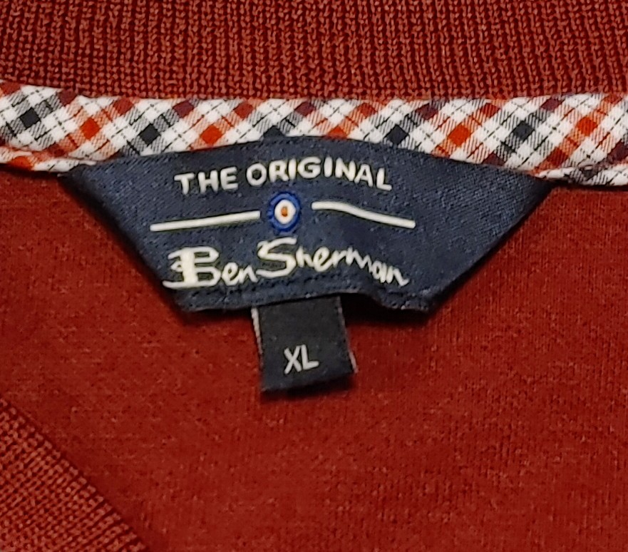 Ben Sherman XL Burgundy Bomber Jacket - photo 3