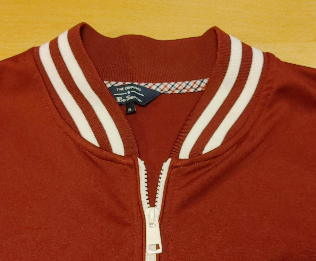 Ben Sherman XL Burgundy Bomber Jacket - photo 5