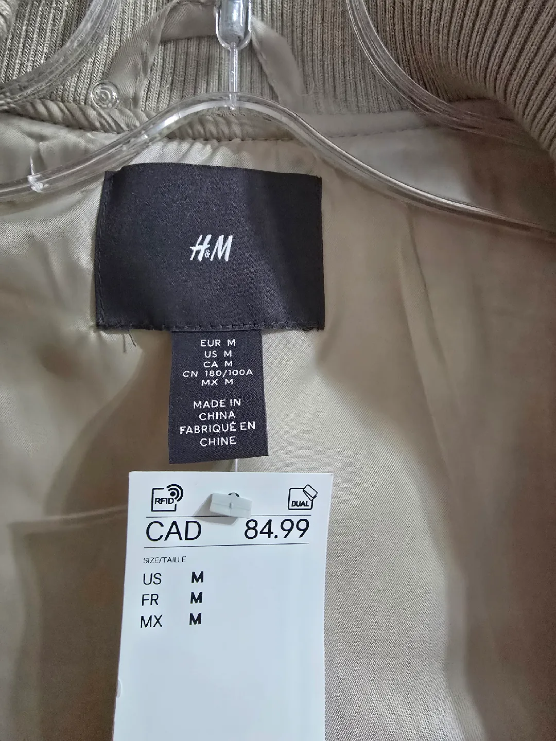 H&M Jacket Mens Size Medium image indicator(4)