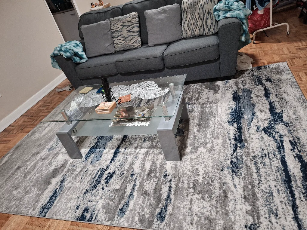 Blue & Grey Area Rug thumbnail