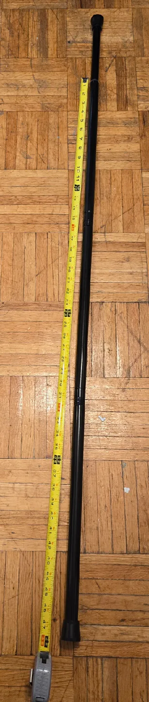 Black Extendable Curtain Rod - Good Compatibility image indicator(7)