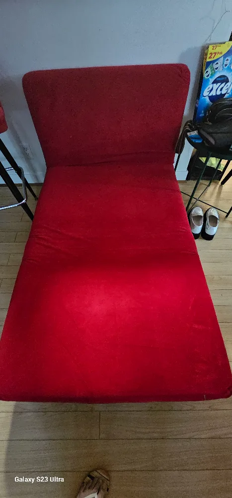 Red Convertible Chair Bed image indicator(3)