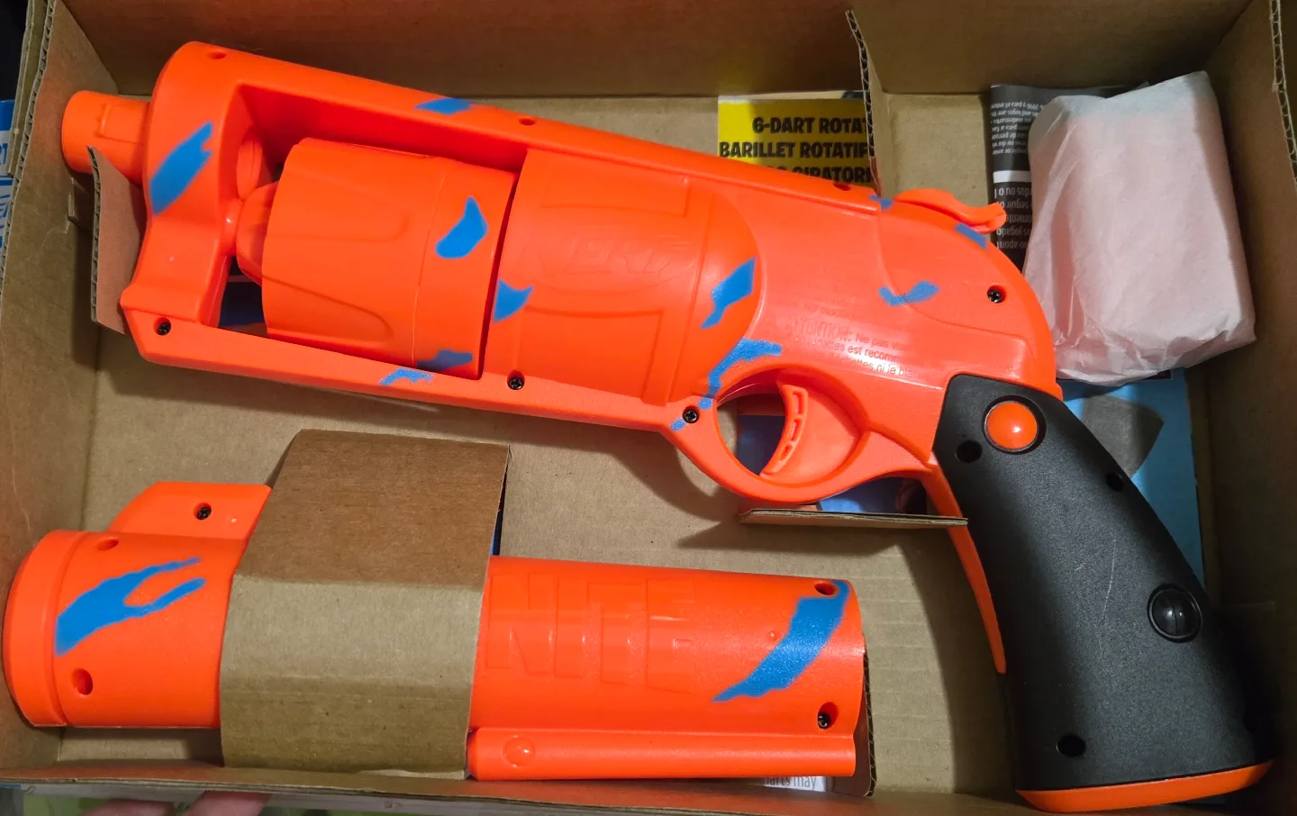 Nerf Fortnite 6-SH Blaster - Like New! image indicator(2)