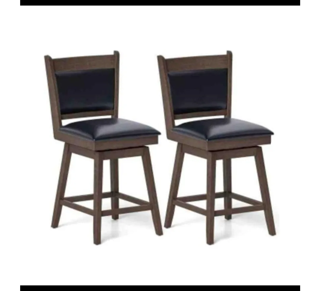 New Giantex 25" Bar Stools – 2 Stools in the Box thumbnail