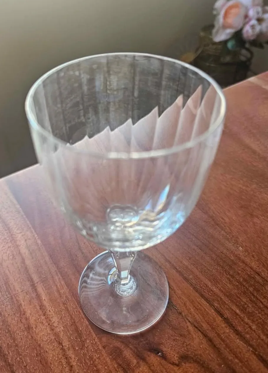 36 Crystal Baccarat Wine and water glasses image indicator(2)