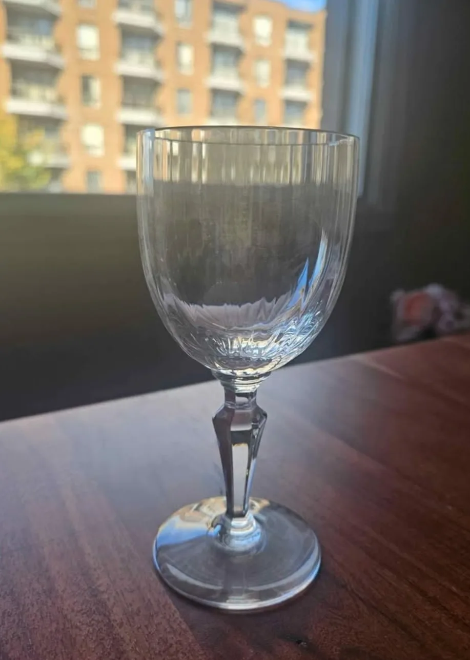 36 Crystal Baccarat Wine and water glasses image indicator(3)