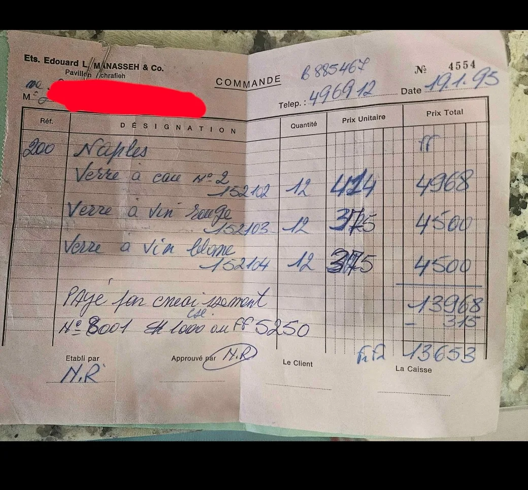 36 Crystal Baccarat Wine and water glasses image indicator(5)