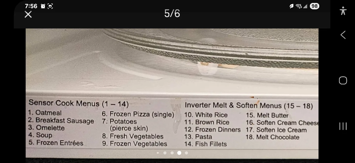 Panasonic NN-SD691S Genius Inverter Microwave image indicator(5)