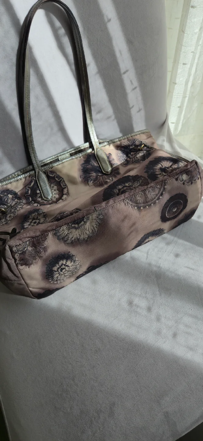Prada Shoulder Bag with Floral Pattern image indicator(5)