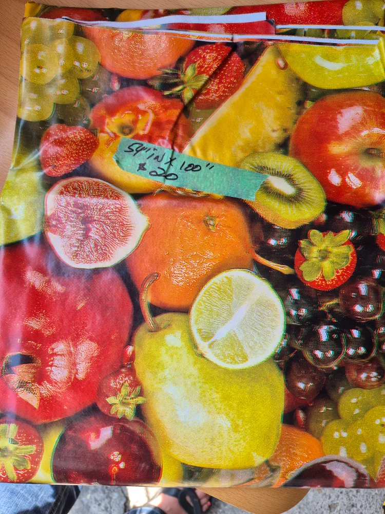 Vinyl Tablecloth 54 in x 100 in, brand new thumbnail