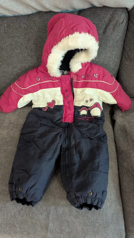 Baby Snowsuit Bundle - Pink & Navy image indicator(2)