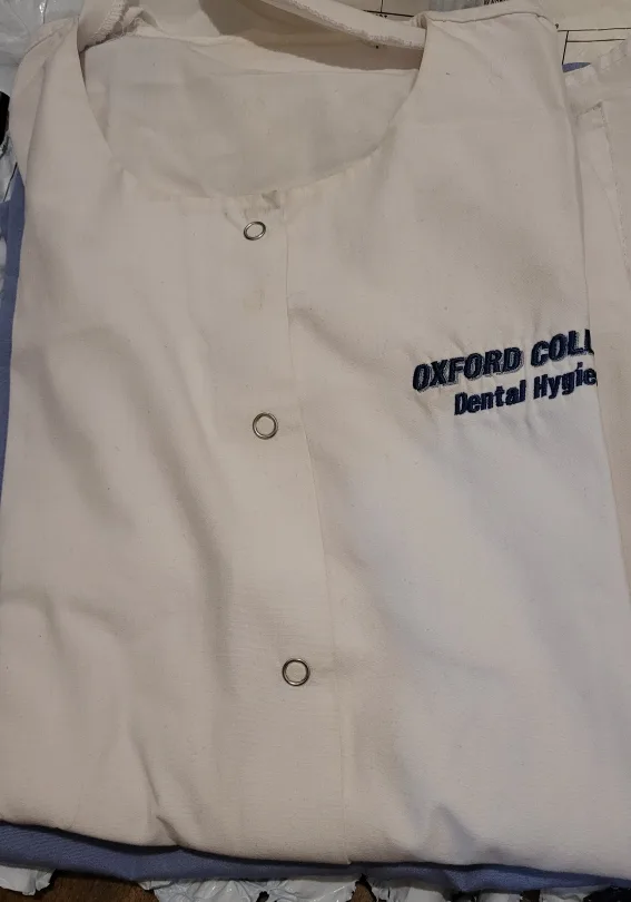 Oxford College Dental Hygiene Scrubs 2 sets, 1 white coat image indicator(3)