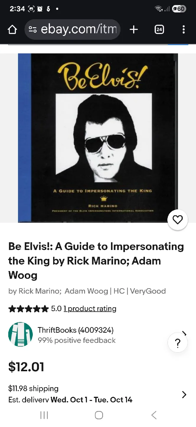 Be Elvis! A Guide to Impersonating the King, by Rick Marino image indicator(7)