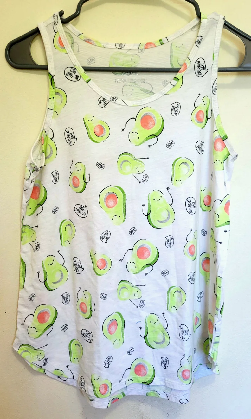 Justice - Avocado Tank Top - Size 18/20 thumbnail