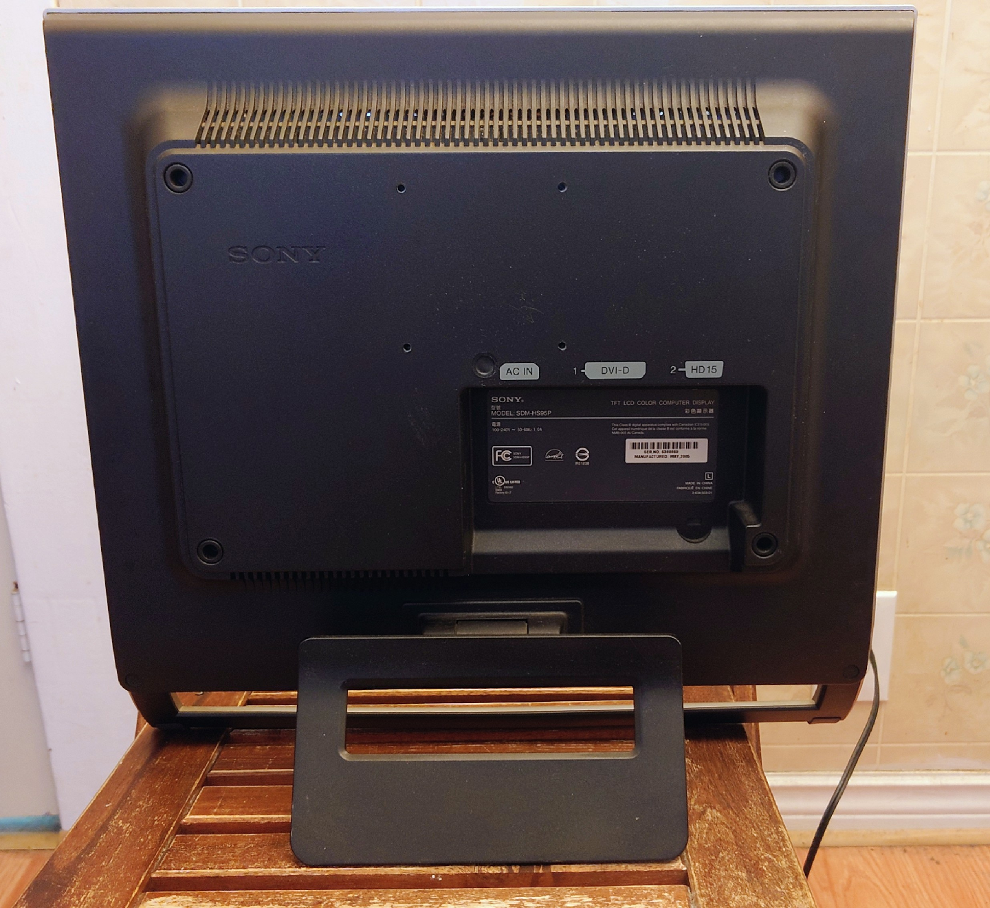 Sony SDM-HS95P XBrite LCD Monitor Screen 19” - photo 2