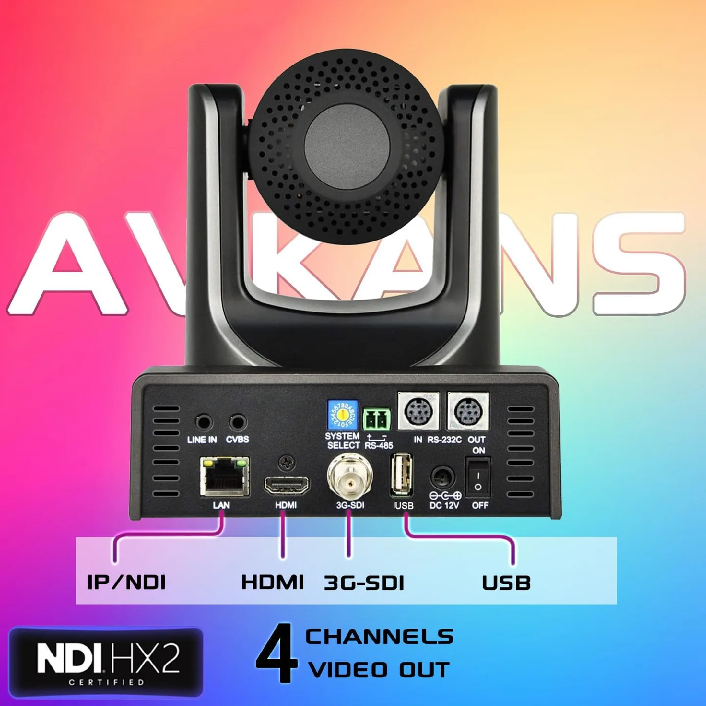 Brand New Avkans NDI Streaming Camera For Sale image indicator(4)