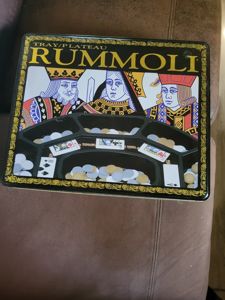 Rummoli Tray/Plateau Board Game 75th anniversary edition thumbnail