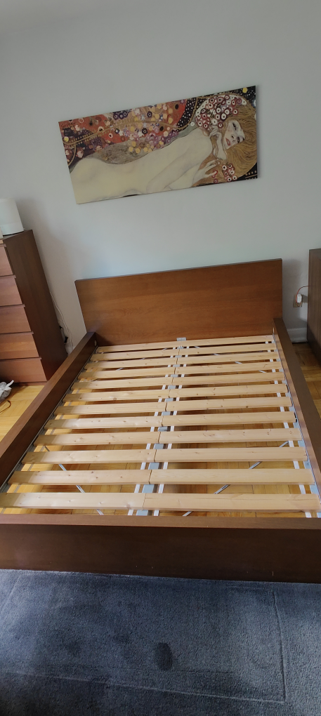 Ikea Malm Queen bed frame with slates - photo 2