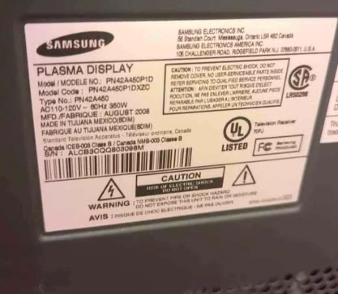 Samsung Plasma TV PN42A450P1D, 42 inch image indicator(5)