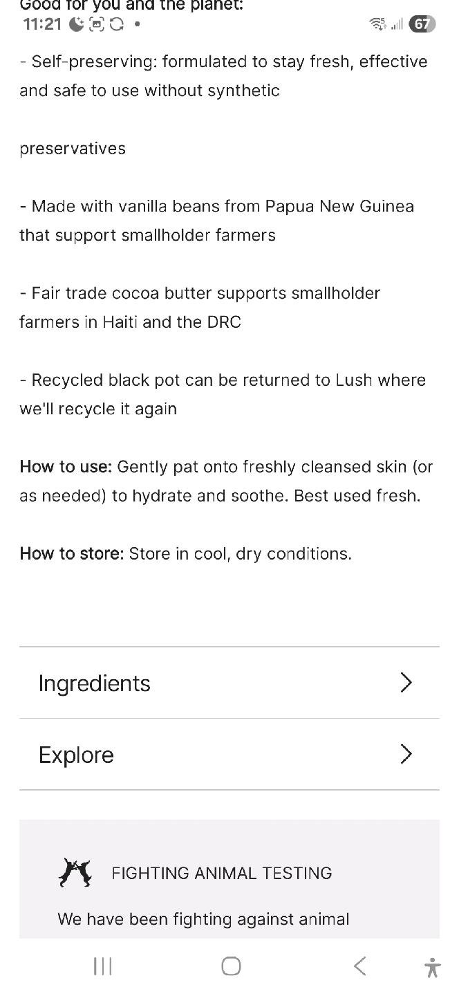 Lush Celestial Moisturizer 45g - photo 3