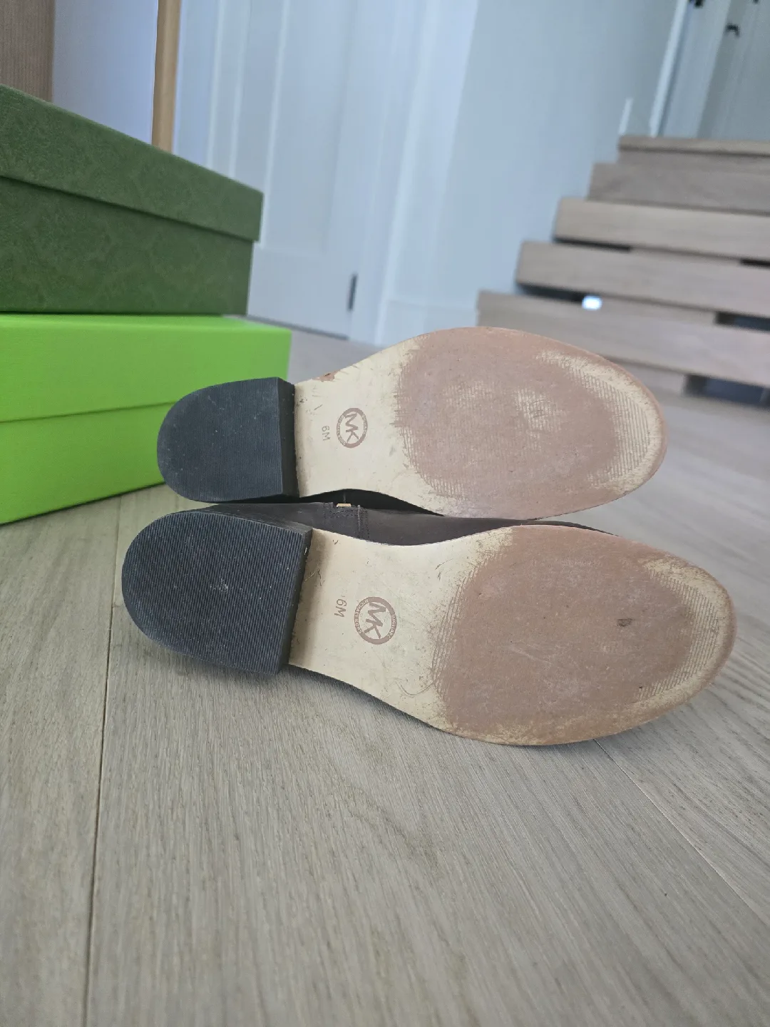 Michael Kors Brown Leather Knee High Boots - Size 6M image indicator(4)