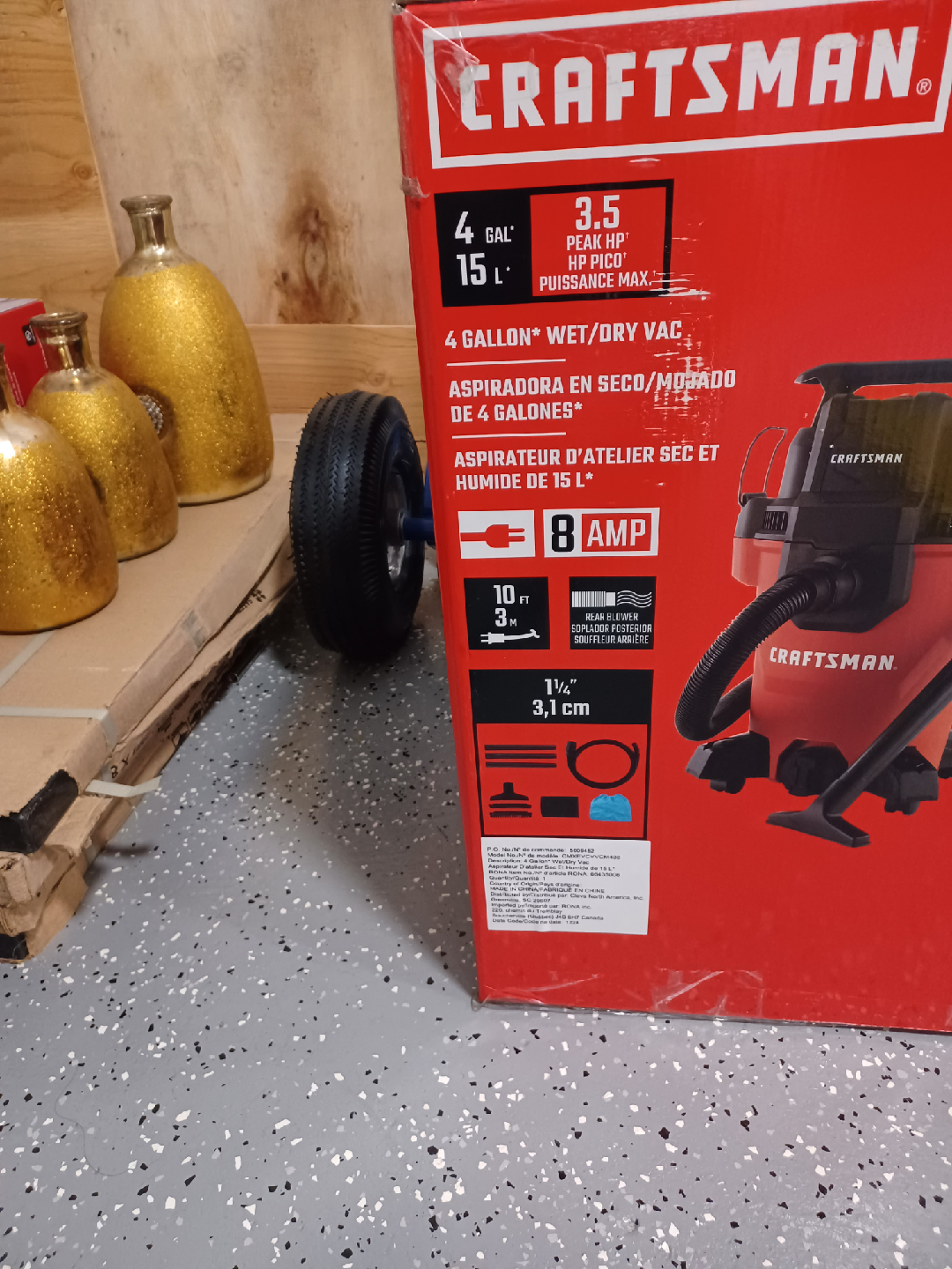 Craftsman 4-Gallon Wet/Dry Vac - New in Box!